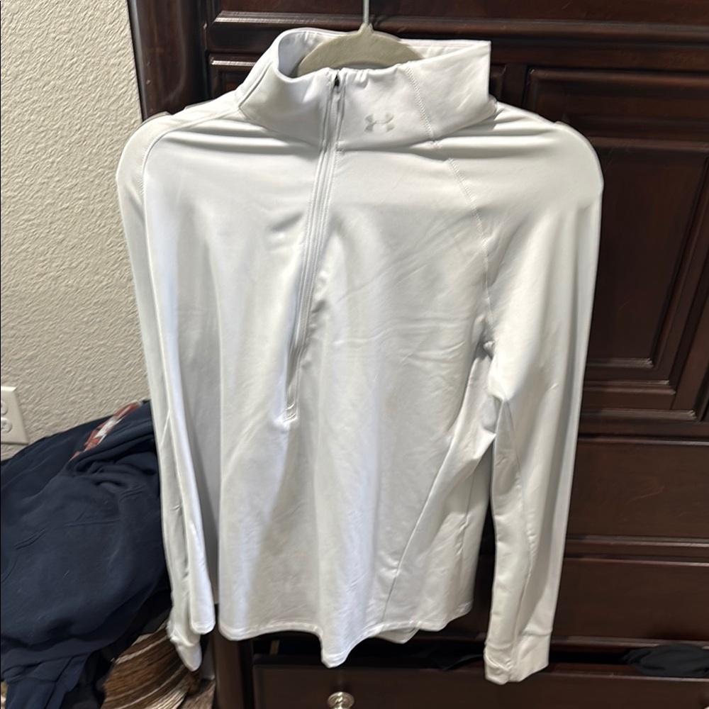Under Armour Light Gray Performance Pullover